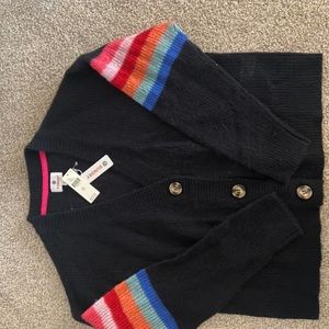 Sundry Multi-Stripe Merino Wool Sweater- NWT- XS